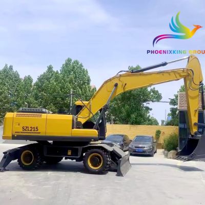 FX 215 Best Rubber Tire Excavator