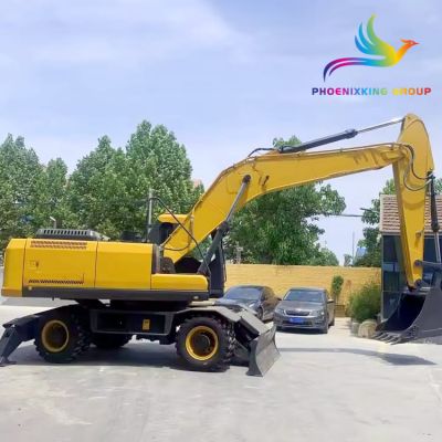 FX215 Wheel Excavator Transport